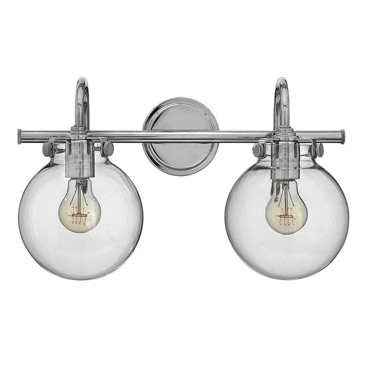 Congress Two-Light Bathroom Lighting Fixture