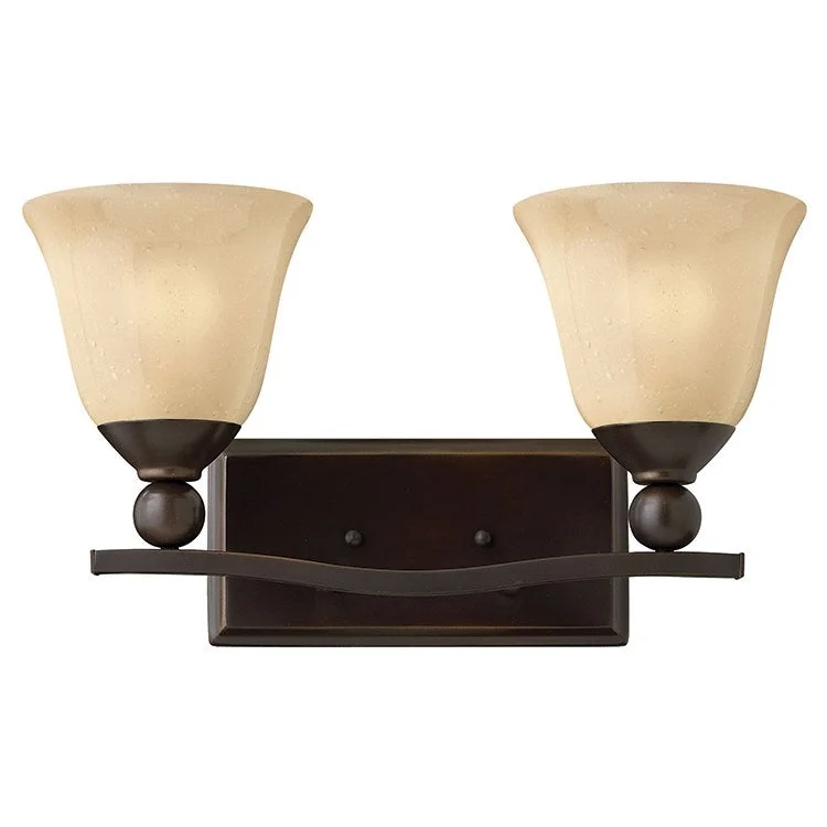 Bolla Two-Light Bathroom Lighting Fixture