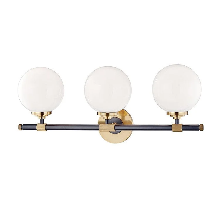 Bowery Three-Light Bathroom Vanity Fixture by Mark D. Sikes