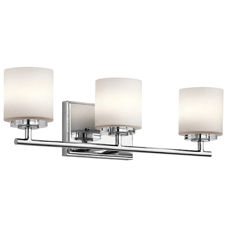 O'Hara Three-Light Halogen Bathroom Vanity Fixture