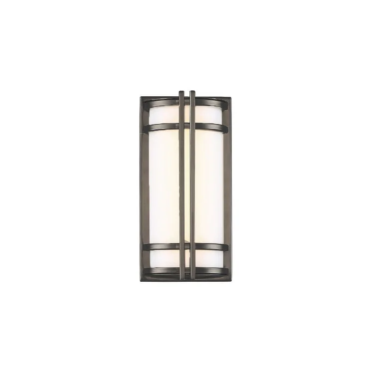 Skyscraper Single-Light 12" LED Outdoor Wall-Mount Lighting Fixture 3500K