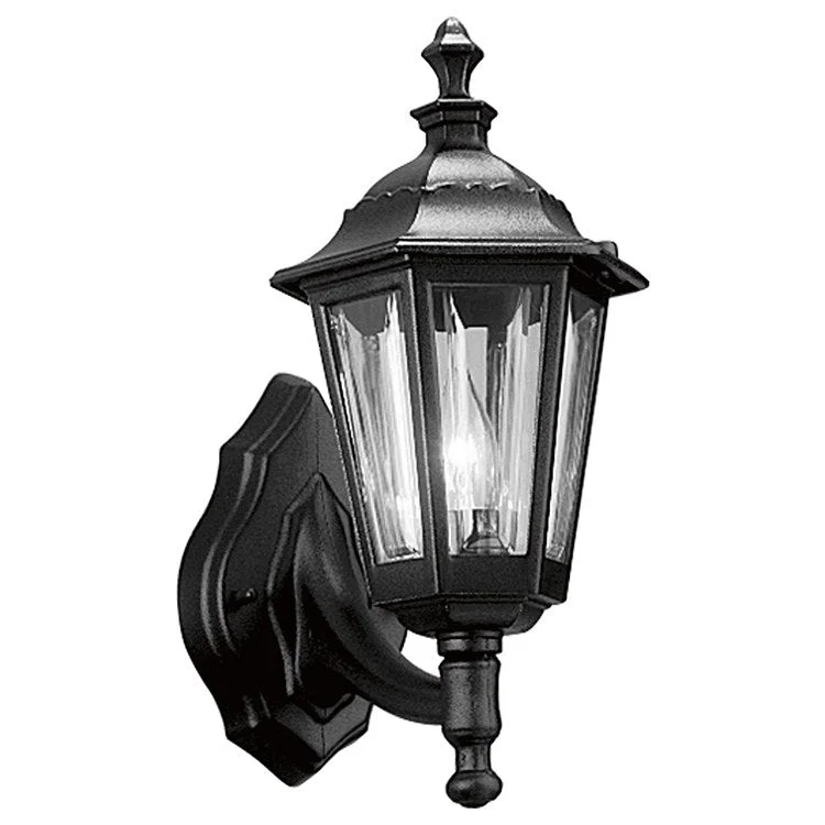 Traditional Single-Light Cast Aluminum Wall Lantern