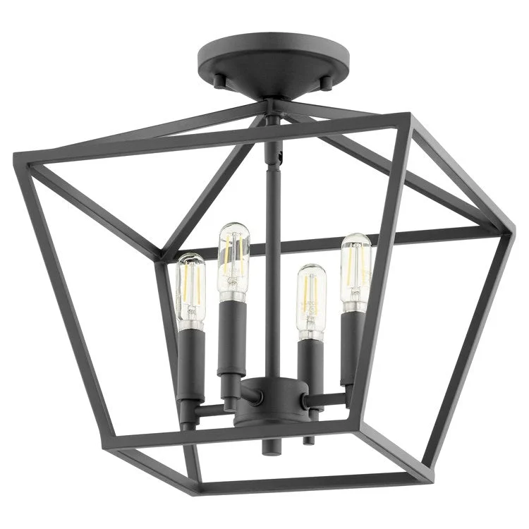 Gabriel Four-Light Flush Mount Ceiling Fixture