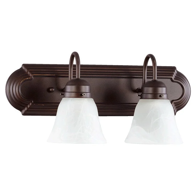 Signature Two-Light Bathroom Vanity Fixture