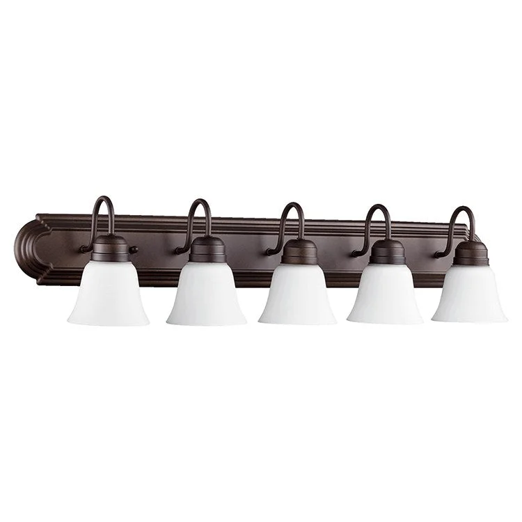 Signature Five-Light Bathroom Vanity Fixture