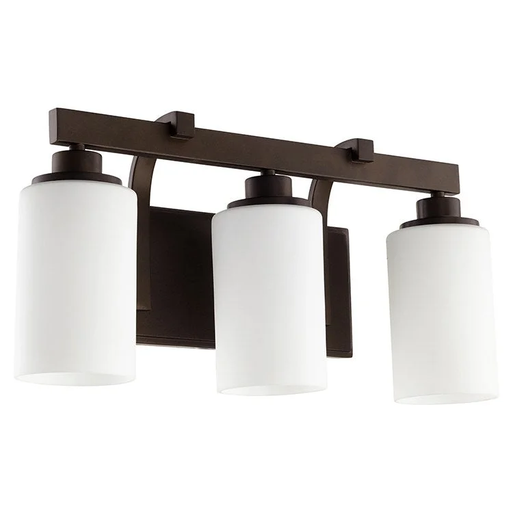 Lancaster Three-Light Bathroom Vanity Fixture