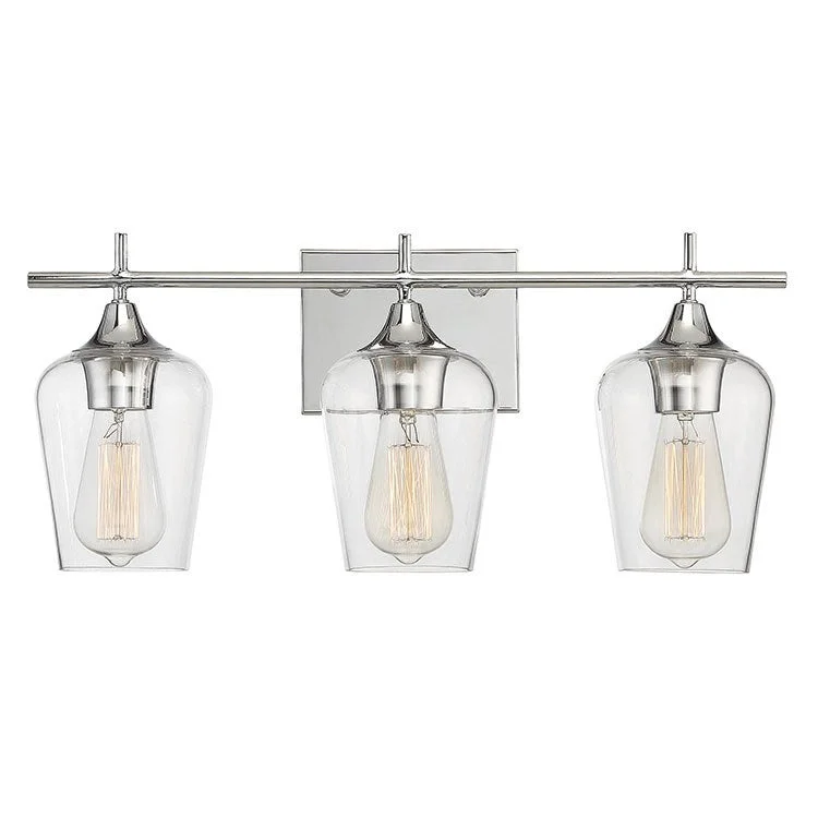 Octave Three-Light Bathroom Vanity Fixture