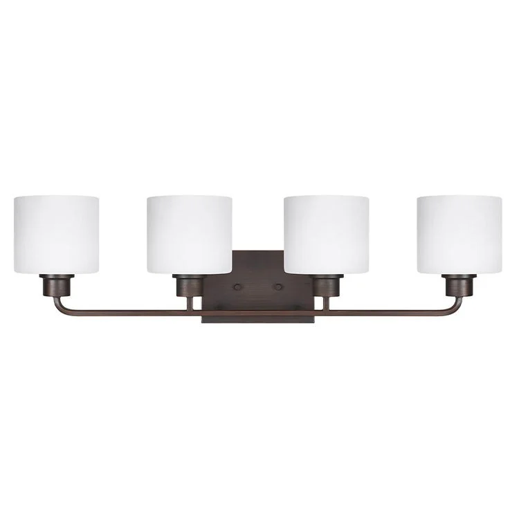 Canfield Four-Light LED Bathroom Vanity Fixture