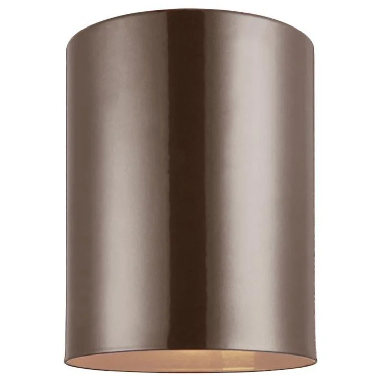 Outdoor Cylinder Single-Light LED Flush Mount Ceiling Fixture